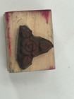 2002 Stampin Up  Flowr Rose Small Wood Mount Rubber Stamp