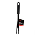 Chef Craft Basic Nylon Meat Cooking Fork  12 Inch  Black