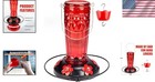 Stunning 16 Oz Glass Hummingbird Feeder - 6 Feeding Ports   Easy Clean Design