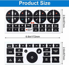A c Control  radio Dash Button Repair Kit Decal Stickers For Chevrolet Gmc Tahoe