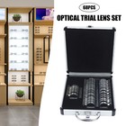 68-piece Optical Trial Lens Set With Silver Metal Frame And Aluminum Case