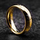 Fashion Lord Of The Rings One Ring Lotr Stainless Steel Mens Ring Size 5-13