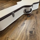 Dreadnought Acoustic Guitar Hard-shell Case - Beige With Black Plush Interior