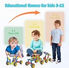 Stem Building Toys 180 Pcs Educational Learning Toys  With Large Storage Box
