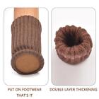 16pcs Knitted Chair Leg Socks - Anti-slip Floor Protectors