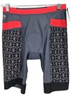 Tyr Men s Padded Competitor 7  Tri Shorts Male Size Xs Gray Red Rscom6a  70