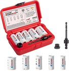 Ezarc Bi-metal Hole Saw Kit Drill Bit Set 7 8       22mm - 1-1 2       38mm  Hole Cutter