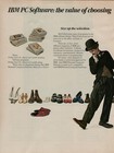 1984 Ibm Pc Personal Computer Software Charlie Chaplin 2pg Vintage Print Ad