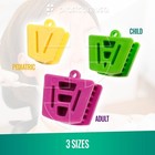 Silicone Dental Mouth Bite Blocks Props Small Medium Large For Teeth