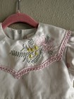Vintage Pink And White Floral Heirloom Style Dress