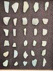 Gr 2314 Sea Foam Green Tinge Genuine Surf Tumbled Sea Glass- Crafts display