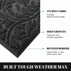 Sturdy Door Mat  Heavy Duty Front Welcome Mats For Home Entrance Outdoor Indo   