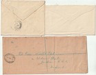 Nigeria X 3 Silver Jubilee Stamp Covers Ross Shiels London Stamp Dealers 1935