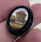 Antique Italian Micro Mosaic Micromosaic Plaque Roman Ruin C1880