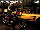 Genuine Honda Original Dealer Factory Sales Brochure Nighthawk  s  Cb700sc 1985