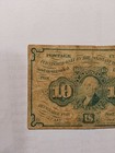 Original Civil War Us Postage Currency 10c Note Washington 1862 Act 1st Issue