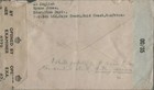 1943 Wwii Imperial Airways Cape Coast Gold Coast Ghana To Dublin Ireland Censor