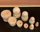 Nesting Dolls Diy 5 Pcs Blank  Matryoshka Nesting Dolls Blank Diy Unfinished