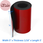 Adhesive Solid Rubber Strips  5  Wide X 1 16  Thick X 60  Long Self Stick Black