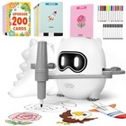 Drawing Robot Toy For Kids Ages 3 4 5 6 7 8  With 200 Cards  Voice   