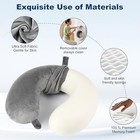 Travel Pillow 100  Pure Memory Foam Neck Pillow Airplane For Traveling car  