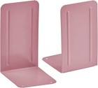 Versatile Non-skid Bookends - Heavy Duty Steel Holders  6 87  Tall  2 Set