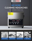Creworks Industry 3l Stainless Steel Ultrasonic Cleaner Glasses Cleaner W  Timer