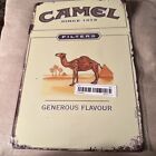 Vintage Pack Of    camel Cigarettes    Metal Tin For Wall