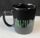 Vintage 1995 The X-files  the Truth Is Out There  Black Ceramic Coffee  Tea Mug