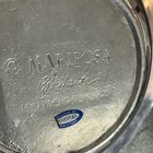 Beautiful  Mariposa Aluminum Bowl With Butterfly And Dragonfly Motif