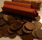 One Wheat Penny Roll - 50 Pennies Per Roll