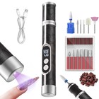 Electric Toe Nail Grinder Drill For Thick Toenails Set Manicure Pedicure Tools  