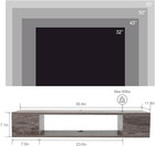 Floating Tv Stand  Wall Mounted Entertainment Center And Cabinet Shelf  Tv Conso