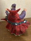 Wizard Figurine W  Crystal Ball Resin Multicolor Painted 3d Stars Fantasy