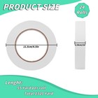 24 Rolls White Painters Tape Bulk 1 Inch X55yards  Total1320 Yards  Painters    