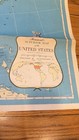 Vintage Hammonds Superior Map Of The United States Us 50    X 33    Wall Decor