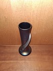 Art Glass Zellique Studio Joseph Morel 2000 Purple Iridescent Vase  9 