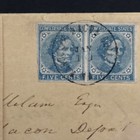 Confederate States 6   7 Used Pairs Used On Turned Cover Dc4749