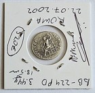 Ancient Roman Coin Silver Nero  Ad 67-68  Ar Denarius  tribute Penny - 3 44g