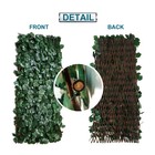 Expandable Artificial Faux Ivy Leaf Privacy Fence Screen Decor Single Panels
