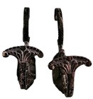 Fine Antique Victorian Cast Iron Hat   Coat Hooks C 1890s
