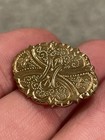 Antique Victorian Gold Filled Monogram Brooch Pin Cool Piece 