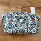 Vera Bradley Grand Travel Cosmetic Makeup Bag Lisbon Medallion New