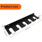 Wall Mount Barbell Rack Space Saving Gym Storage Heavy Duty Metal Holder New