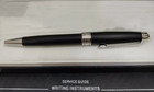 High Grade Metal Series Matte Black - Silver Clip 0 7mm Nib Ballpoint Pen No Box