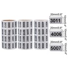 3000pcs Consecutive Number Sticker 3001 To 6000 Inventory Label Number