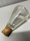 Vintage Acrylic One Shot Glass Cork Bottle Decanter Stopper  stopper Only  3 5   
