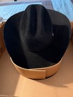 Resistol 20x Black Gold Black Western Cowboy Hat 6 5 8  4  Brim W  Box