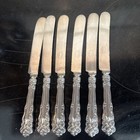 Berwick Aka Diana 6 Dinner Knives 1904 Silverplate No Monograms