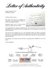 Muhammad Ali Heavyweight Champ Boxing Autographed 8x11 Saying drawing Psa Letter